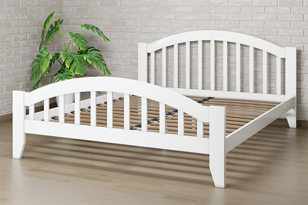 

Ліжко Camelia Меліса 120х200 Білий Сосна Лак