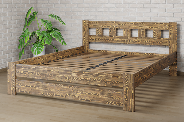 

Ліжко Camelia Сакура 120х200 Горіх темний Бук Олія