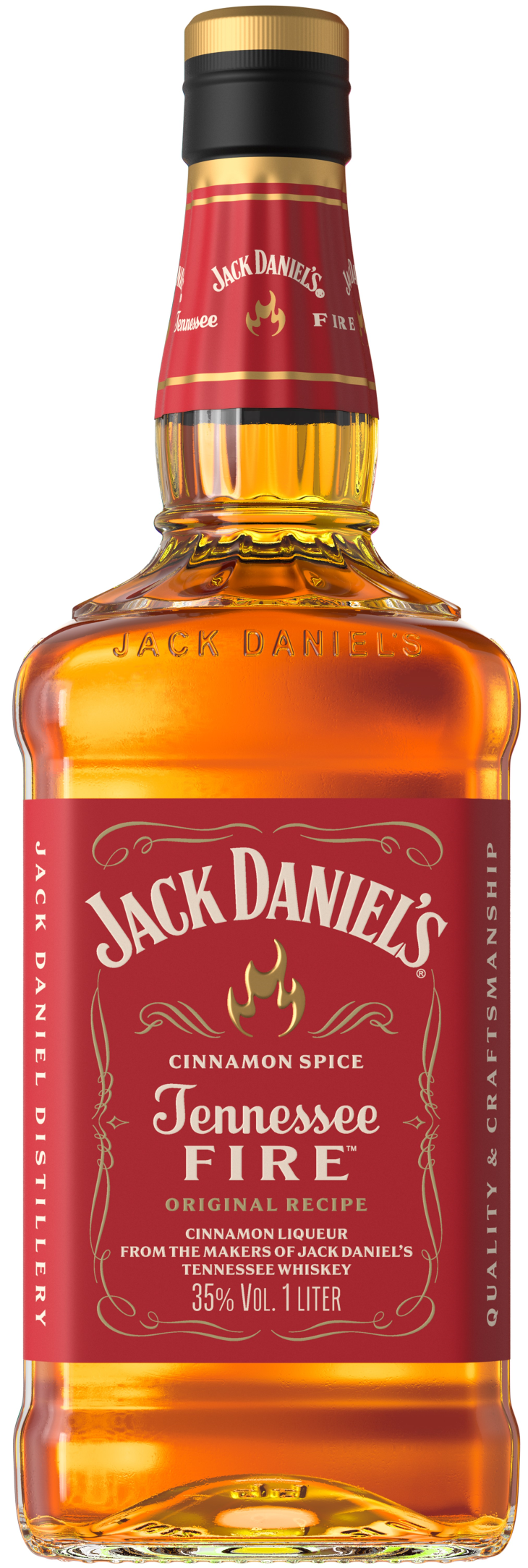 ウイスキー Jack Daniel's Tennessee Fire 1,000ml Ликер Jack Daniel's Tennessee Fire 1 л 35% (5099873006498) – фото
