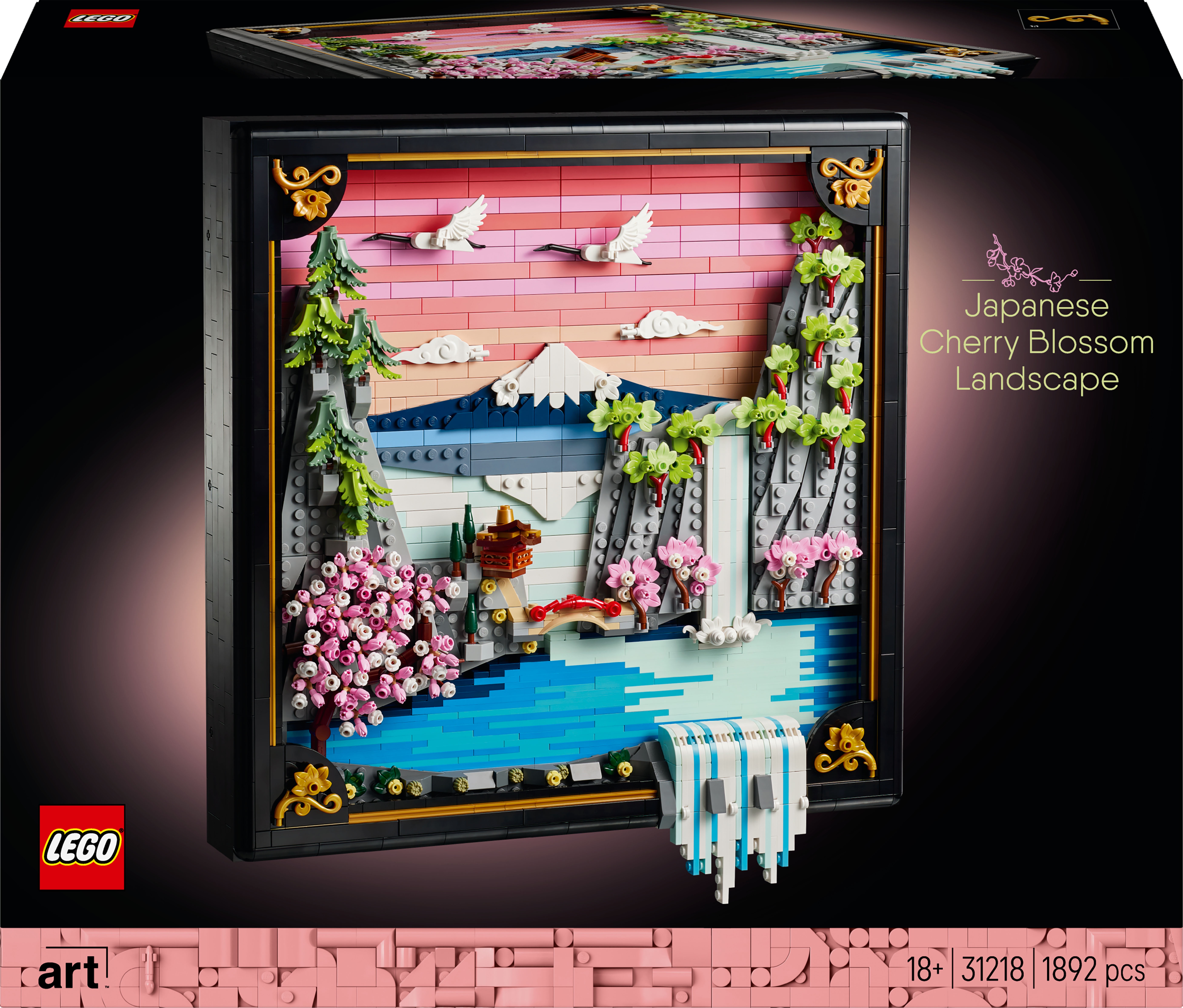 なーっき Конструктор LEGO Art Японський пейзаж із цвітом сакури 1892 деталі
