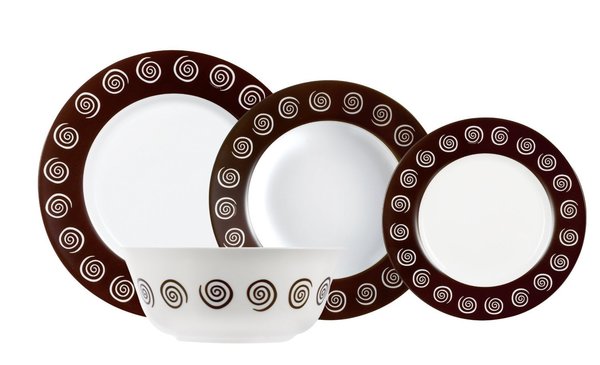 

Сервиз столовый LUMINARC SIROCCO BROWN 19 предметов