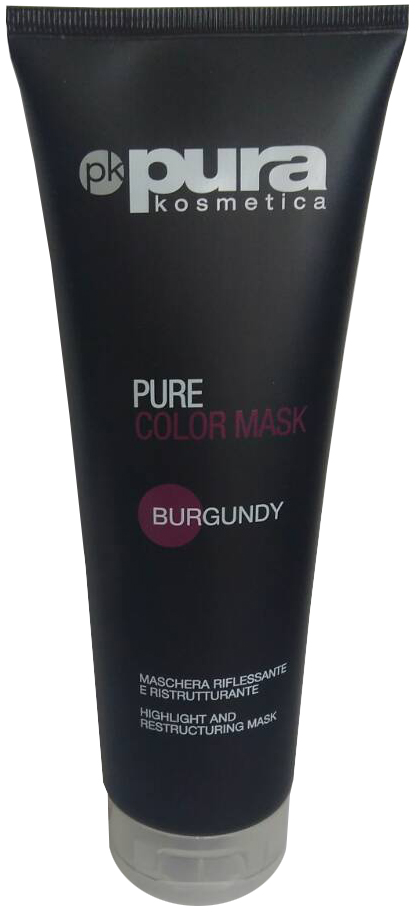 Тонирующая маска Pura Kosmetica Pure Color Mask Burgundy 250 мл ...