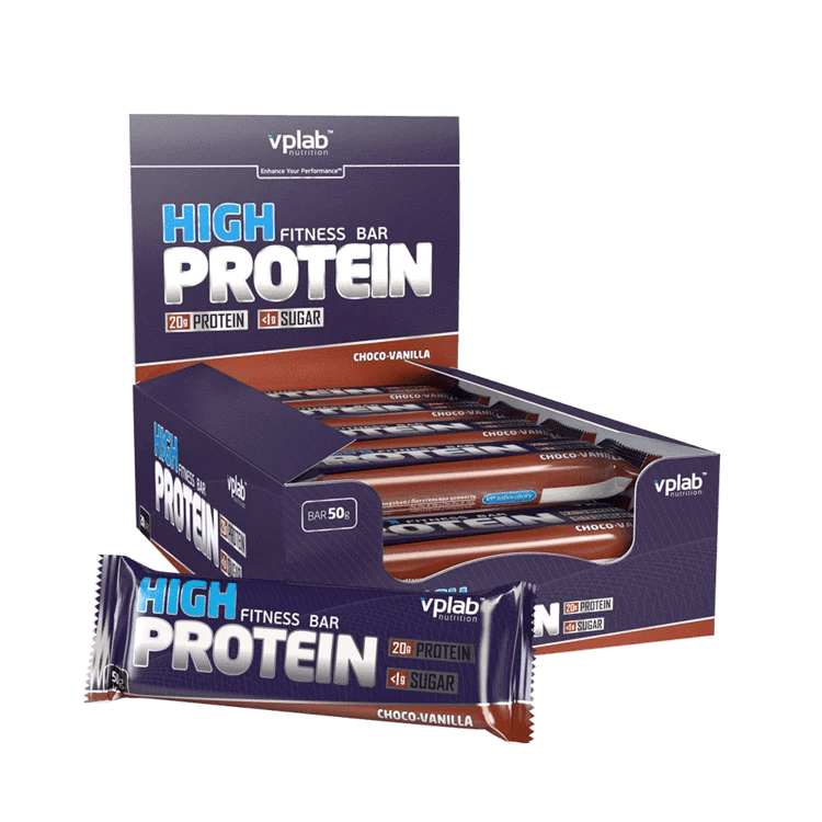 

Протеиновый батончик VPLab High Protein Bar 50 г 20 штук шоколад-ваниль (4384303071)
