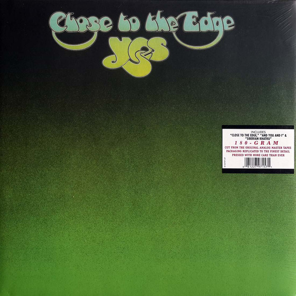 

Виниловая пластинка YES CLOSE TO THE EDGE (EAN 0081227971571)