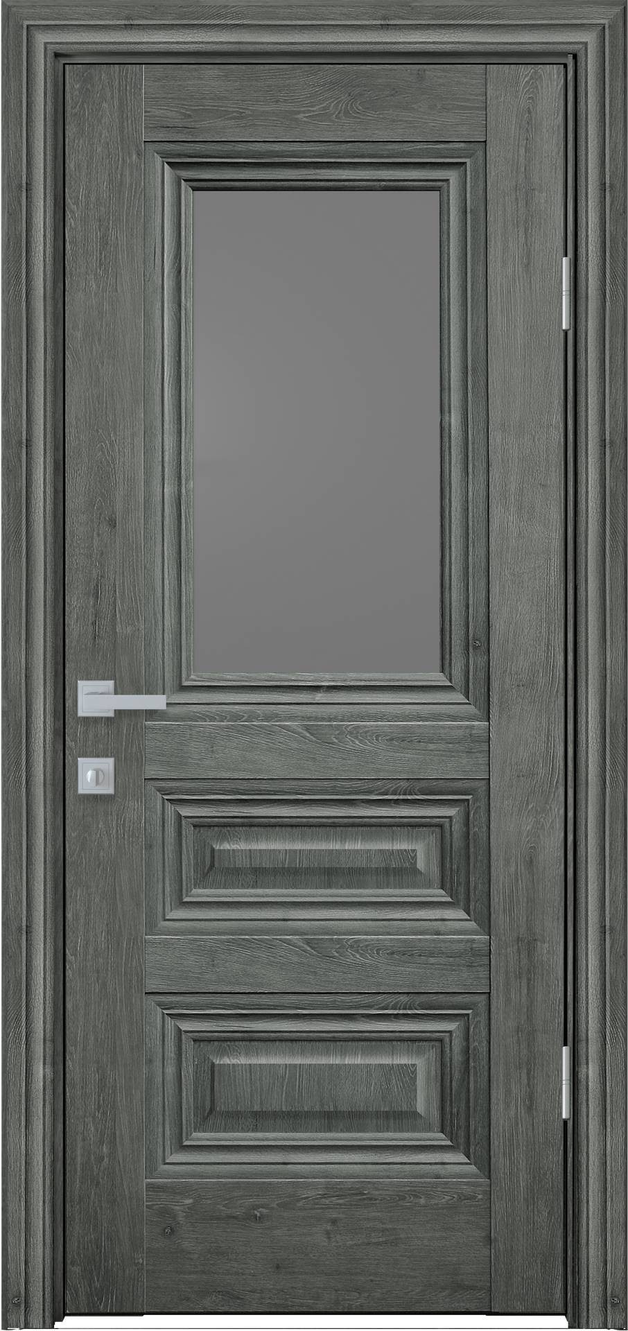 

Двери межкомнатные Новый Стиль Камилла-GRF-Орех-Сибирский Ecowood стекло графит 800*2000