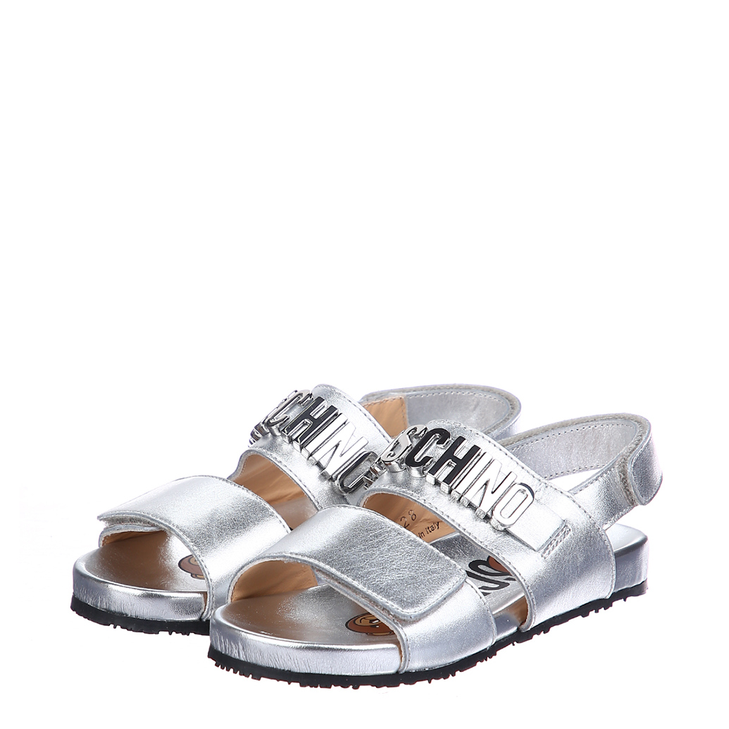 

Босоножки Moschino 26310 argento 24 серебристый