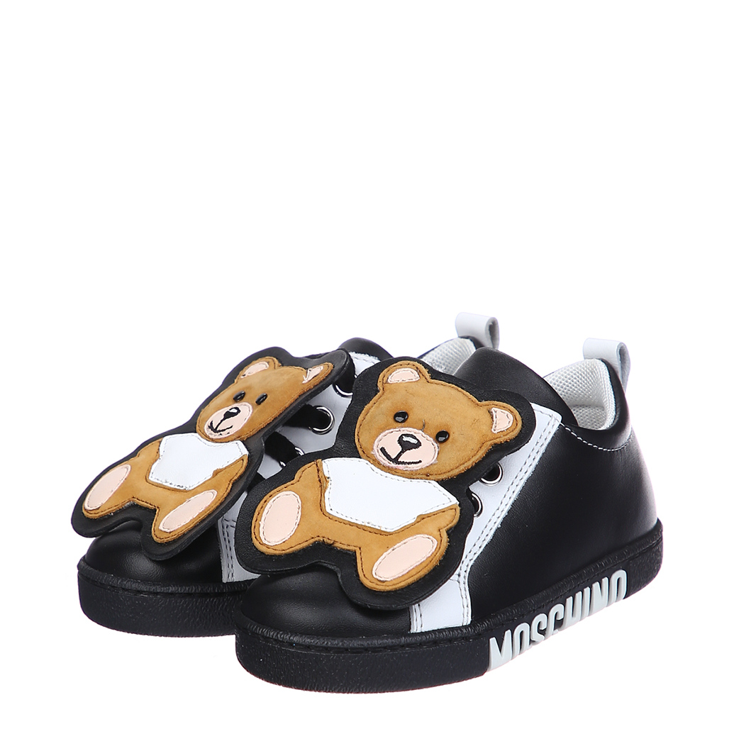 

Кеды Moschino 26288 nero-bianco 22 черный