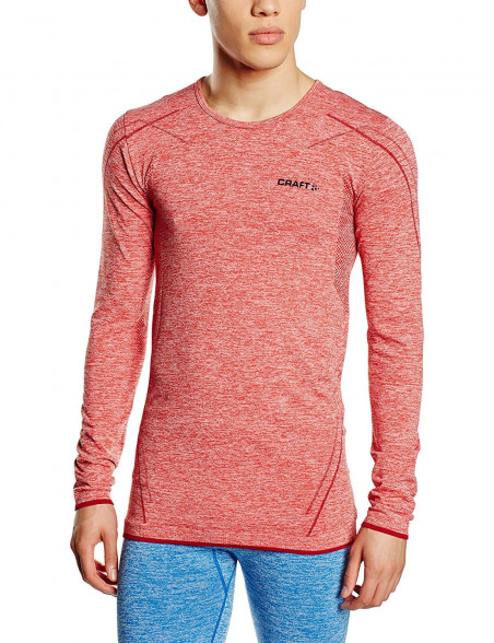 

Термофутболка мужская Craft Active Comfort Roundneck LS L Cayenne 1903716