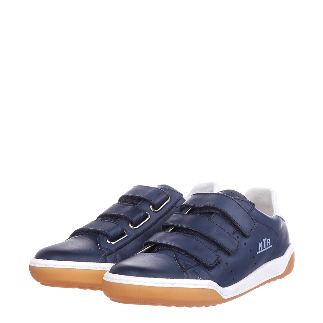 

Кеды Naturino Cliff vl nappa spaz navy-bianco 34 синий