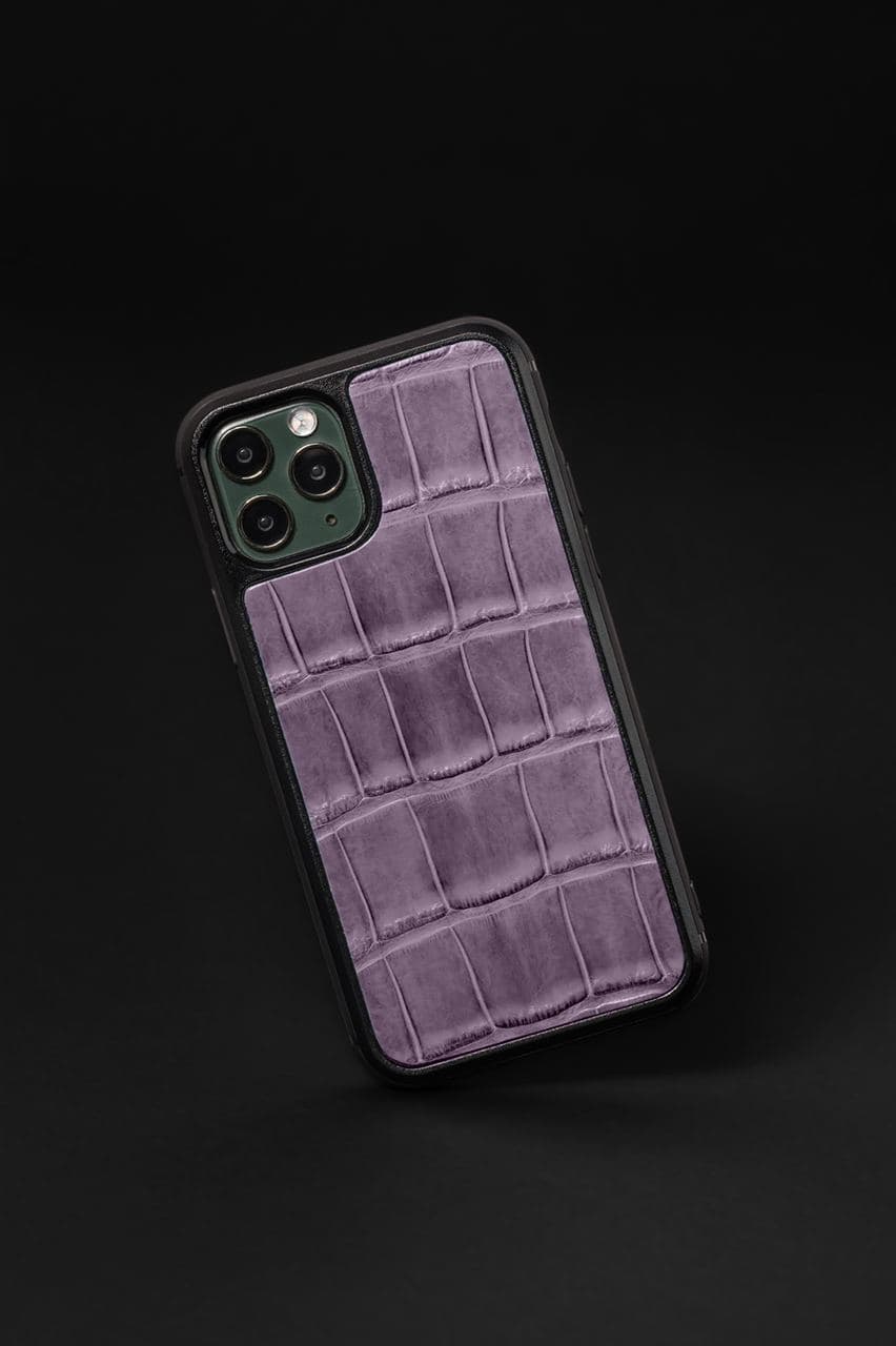 

Шкіряний чохол Mocairo для iPhone 12 Pro Max Lavender (CL-0030)