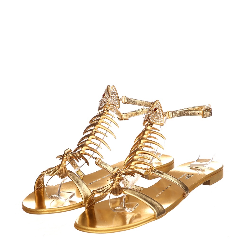 

Босоножки Guiseppe Zanotti 1I40152 oro 35 золотистый