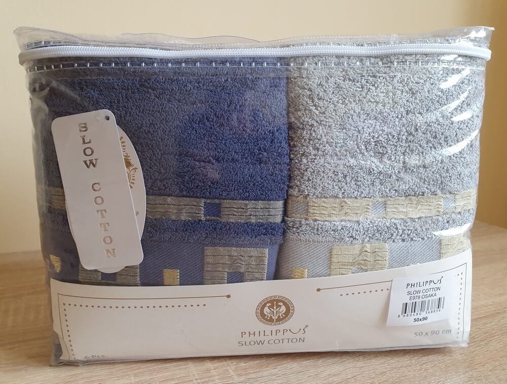

Набор махровых полотенец Philippus 50х90 Slow Cotton 6 штук Osaka E978