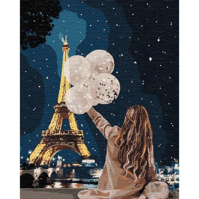 

Картина по номерам Идейка Незабываемый вечер в Париже КНО4763