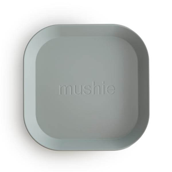 

Квадратная плоская тарелка Mushie Sage