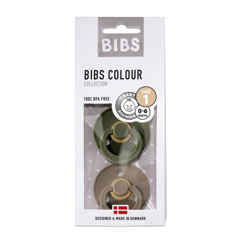 

Пустышка BIBS Color Hunter Green + Dark Oak 0-6 месяцев