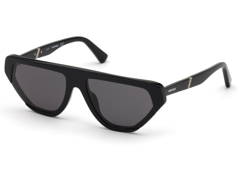 

Cолнцезащитные очки Diesel DL0322 01A - shiny black / smoke