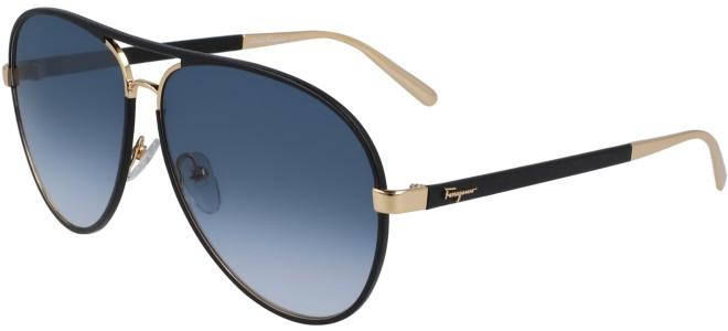 

Cолнцезащитные очки Salvatore Ferragamo SF236SL 703 GOLD/BLACK LEATHER