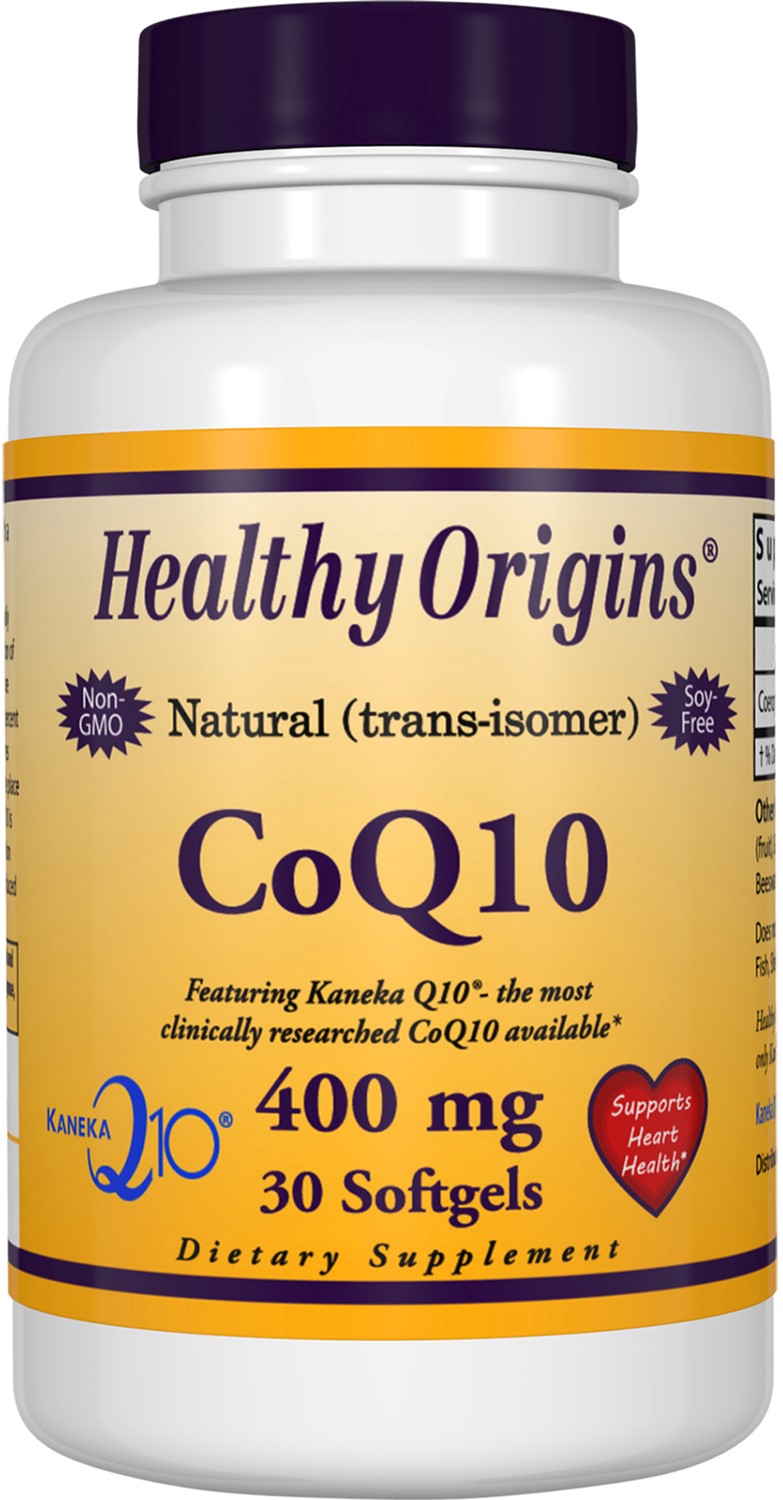 

Натуральная добавка Healthy Origins Коэнзим Q10 400 мг 30 желатиновых капсул (603573350260)