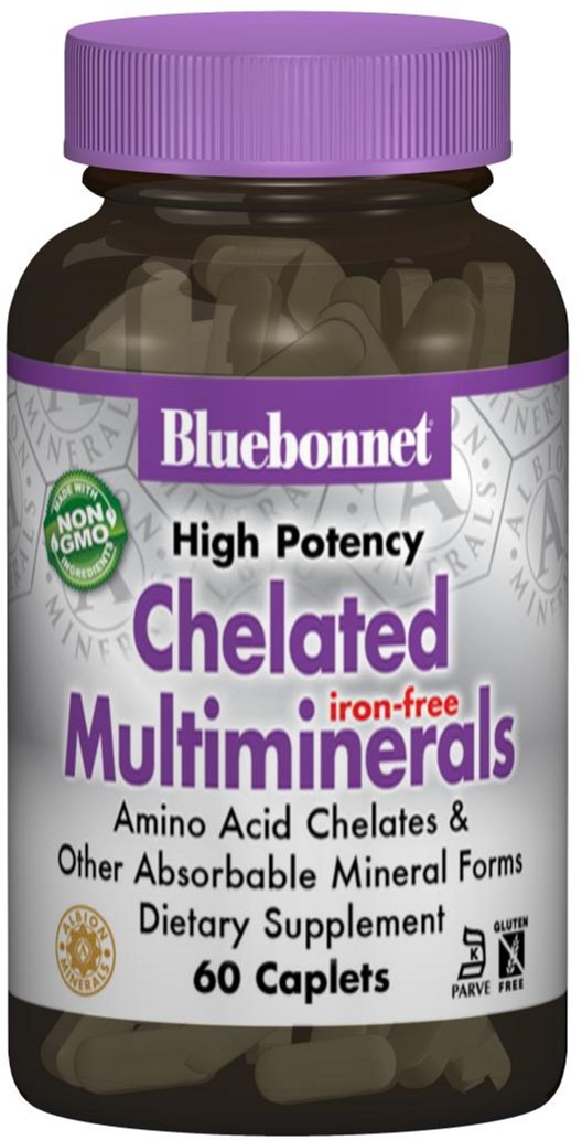 

Минералы Bluebonnet Nutrition Albion Взаимодействующие Минералы без Железа 60 капсул(743715002067)
