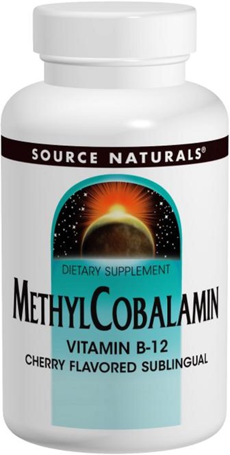 

Витамины Source Naturals Метилкобаламин (В12) 5 мг Вишня 60 таблеток для рассасывания (021078013297)