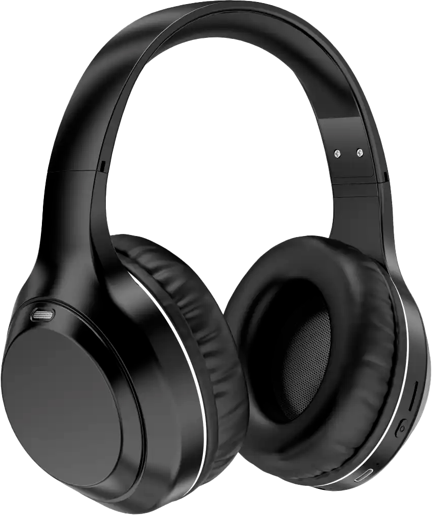 фото Наушники с микрофоном Denver BTN-211 Black