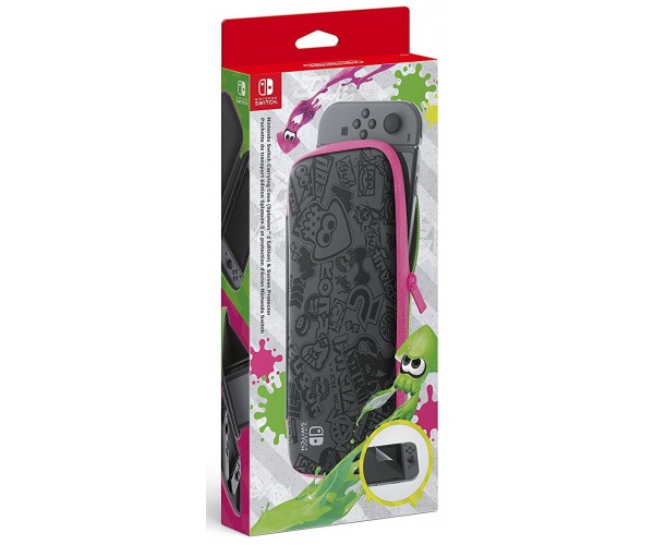 

Чехол + защитная пленка Carrying Case для Nintendo Switch (Splatoon 2)