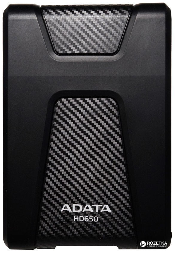 

Жесткий диск ADATA DashDrive Durable HD650 1TB AHD650-1TU31-CBK 2.5" USB 3.1 External Black