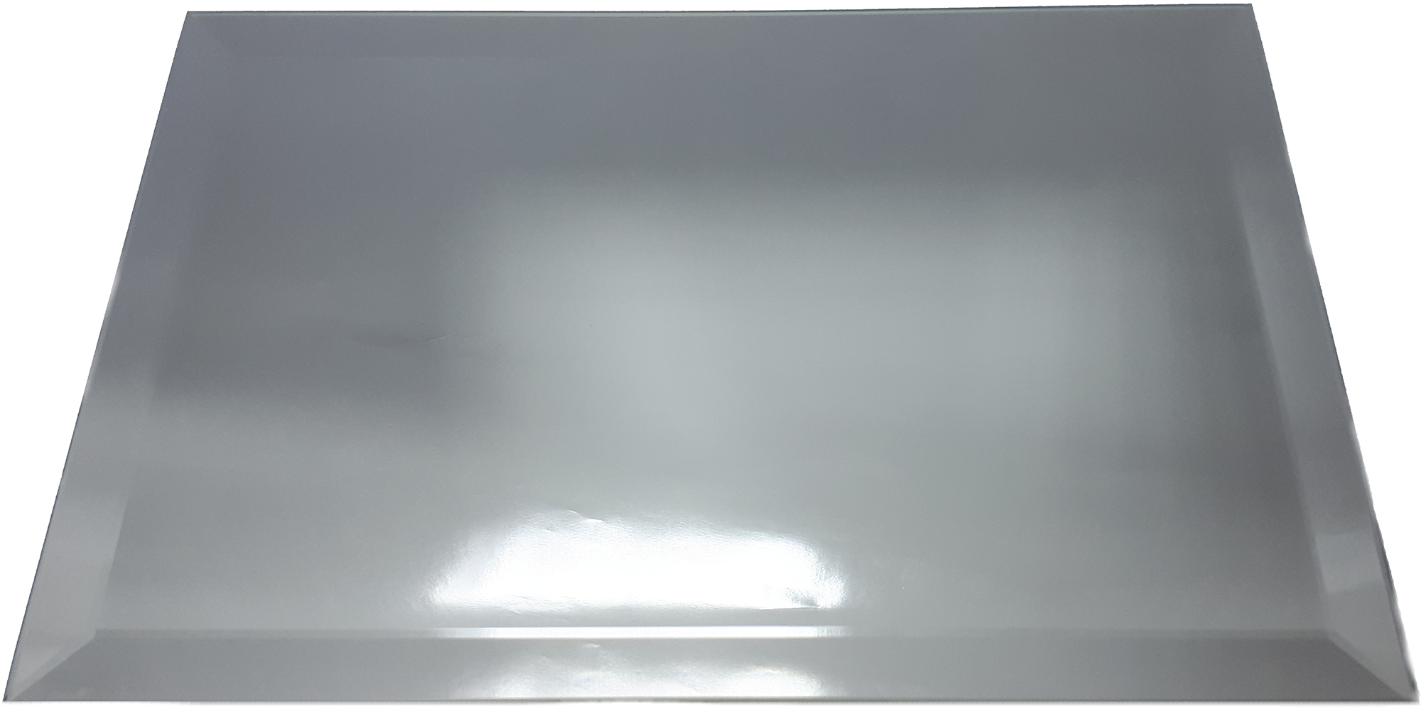 Акція на Зеркальная плитка UMT 400х500 мм фацет 15 мм серебро (ПФС 400-500) від Rozetka UA