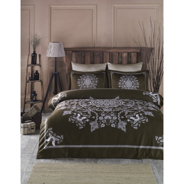 

Комплект постельного белья SoundSleep Mandala Brown евро