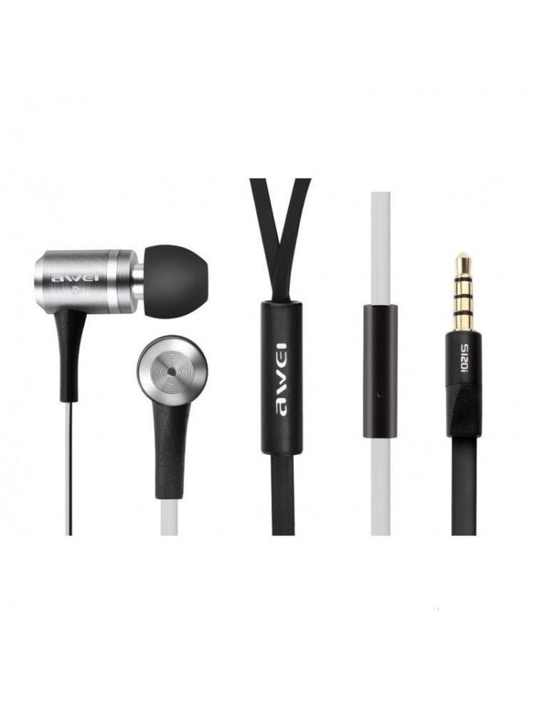 

Наушники Awei S120i Silver