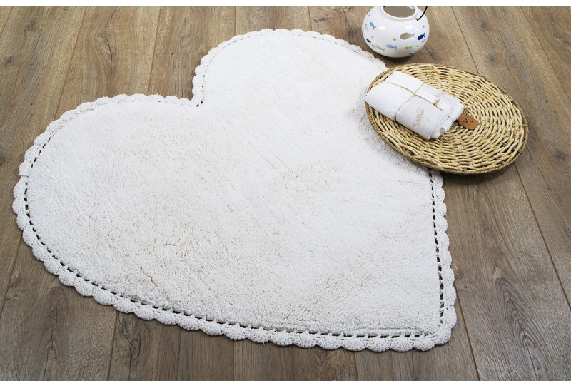 

Коврик в ванную комнату Irya Amor 80x80 см Ekru