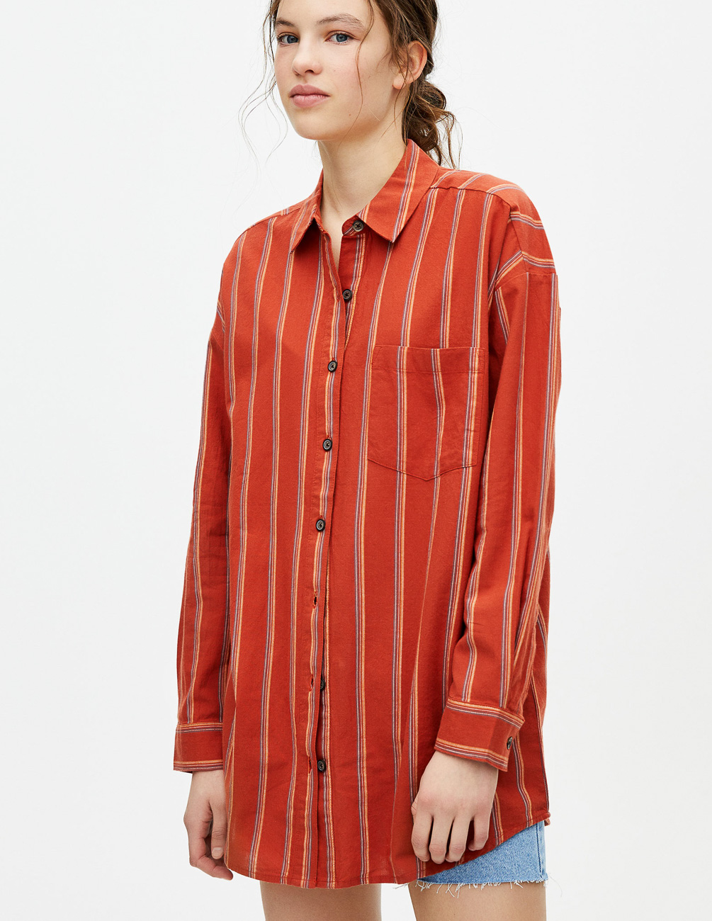 

Рубашка PULL & BEAR Ж1052953 (9473/306/701) цвет красный, Рубашка PULL & BEAR Ж1052953 (9473/306/701) цвет красный S