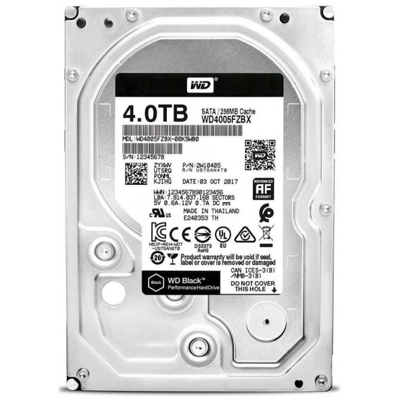 

Жосткий диск Western Digital 4TB (WD4005FZBX)