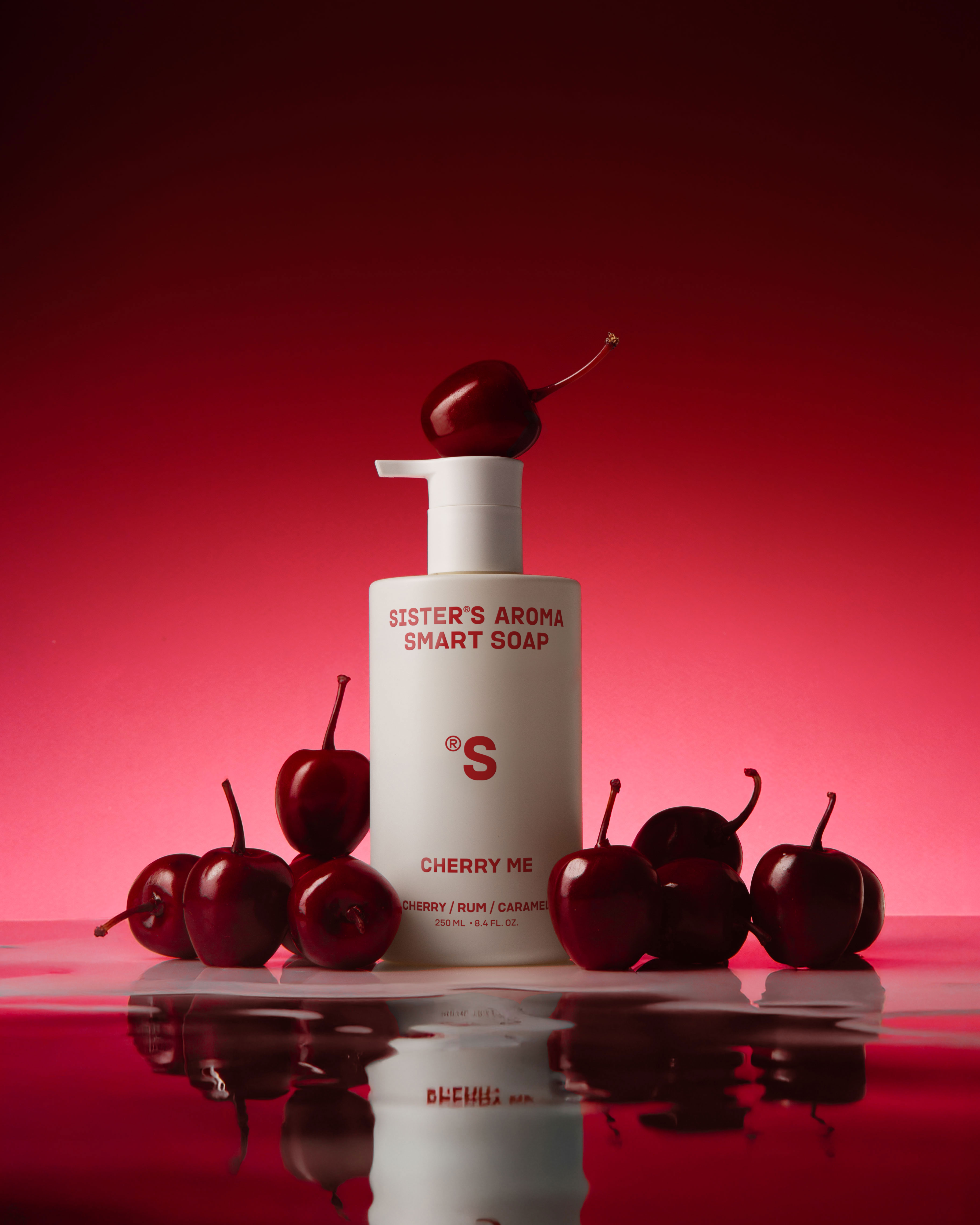 Рідке мило для рук Sister's Aroma Cherry Me 250 мл (4820227786404) — фото 2