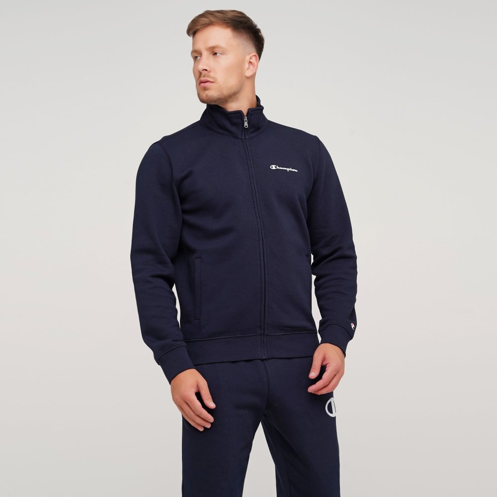 

Мужская спортивная кофта Champion Full Zip Sweatshirt Синий 45 (cha214752-NNY)