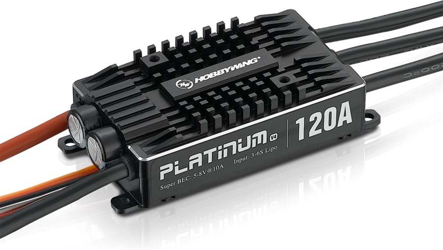 

Регулятор HOBBYWING PLATINUM V4 120A 3-6S для авиамоделей. 30436