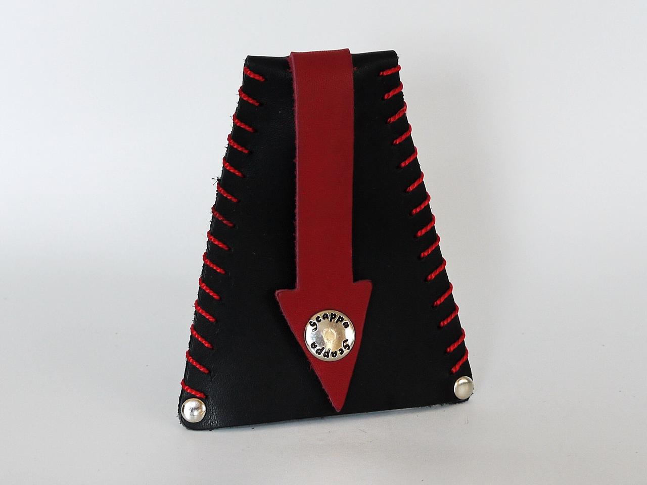 

Кожаная ключница Scappa черная КН-1 756485759