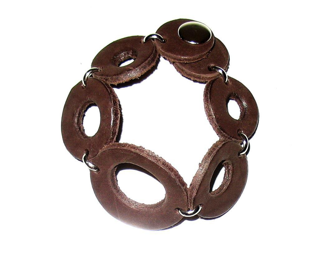 

Браслет Scappa из натуральной кожи коричневый D327 757151081