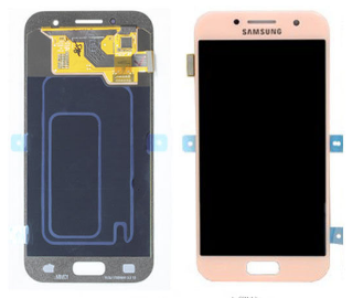 

Дисплей (экран) для Samsung A320F Galaxy A3 (2017) + тачскрин, розовый, копия Copy
