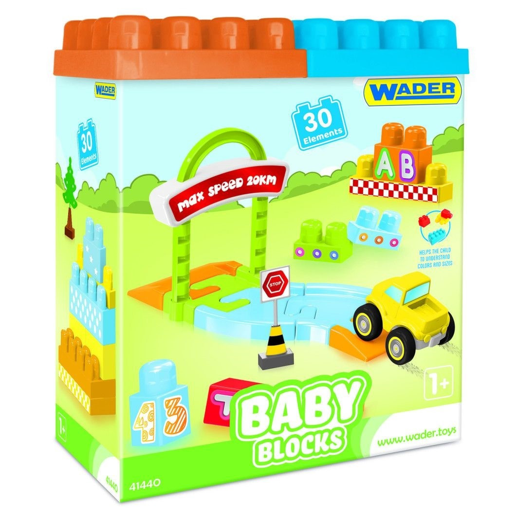 

Мої перші кубики "Baby Blocks" 30шт,в кор-ці №41440/Тигрес/