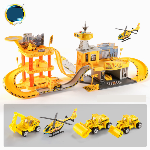 

Детская парковка KUBAOT игровой набор желтый 01821