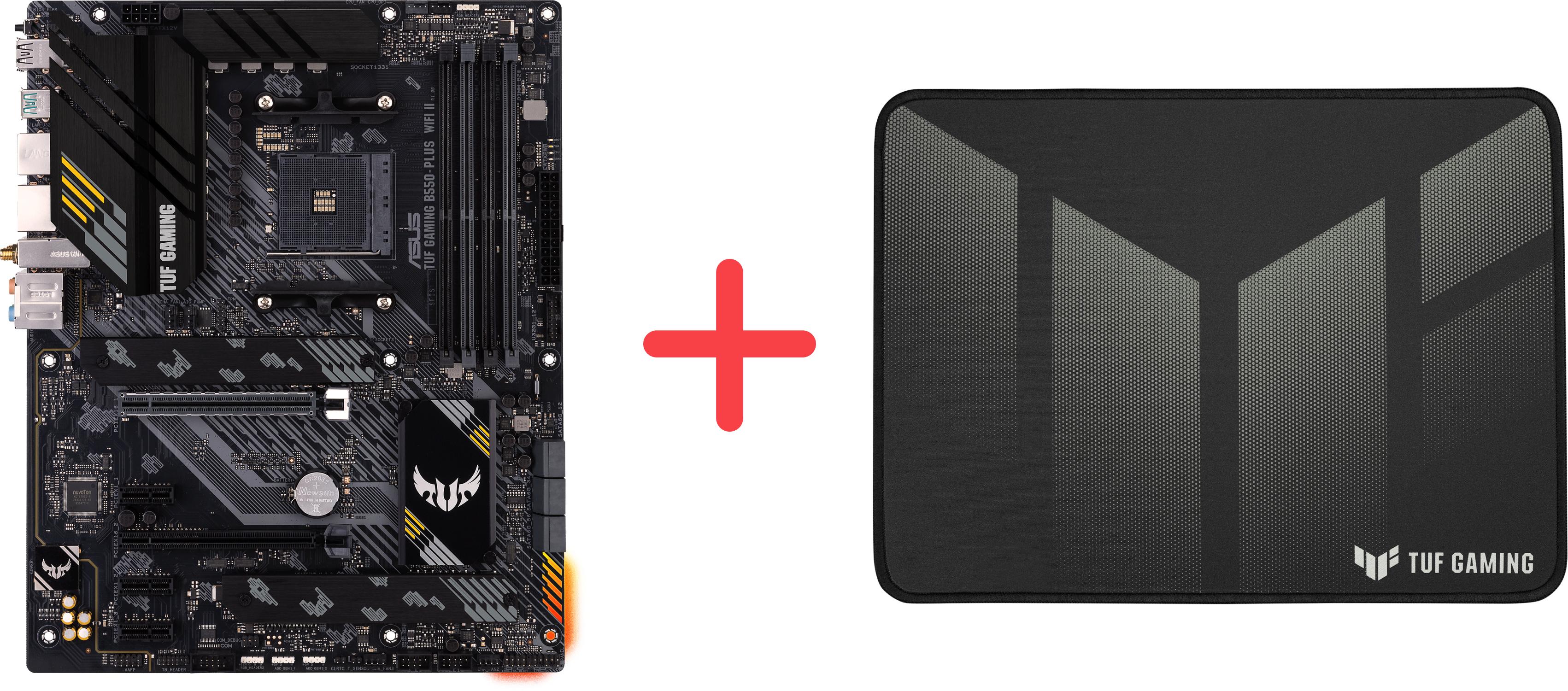 CPU AMD Ryzen 7 5700X + ASUS TUF GAMING B550 Материнська плата Asus TUF Gaming B550-Plus Wi-Fi II (sAM4, AMD