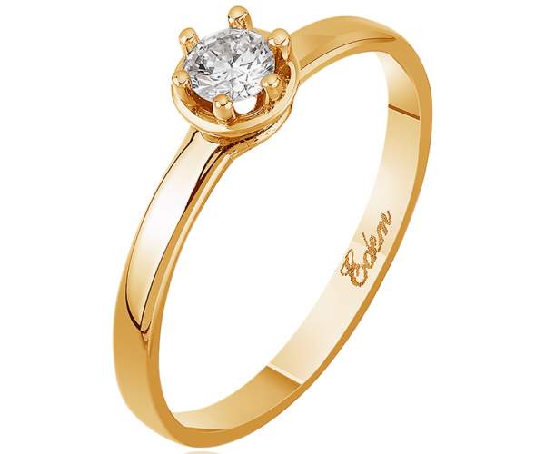 

Кольцо с камнями SWAROVSKI Zirconia в стиле "Дамиани", КД4095SW, 16 размер