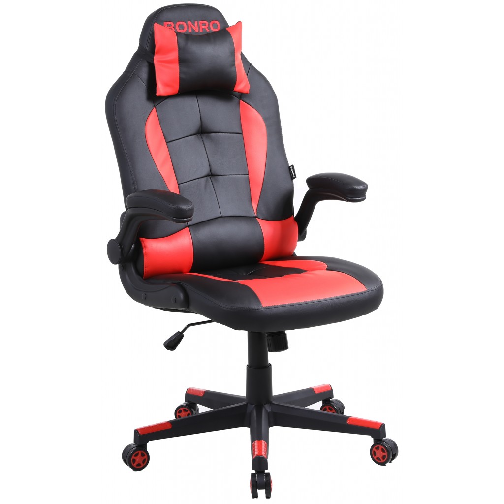 

Геймерское кресло Bonro 125х50х49 см Красный