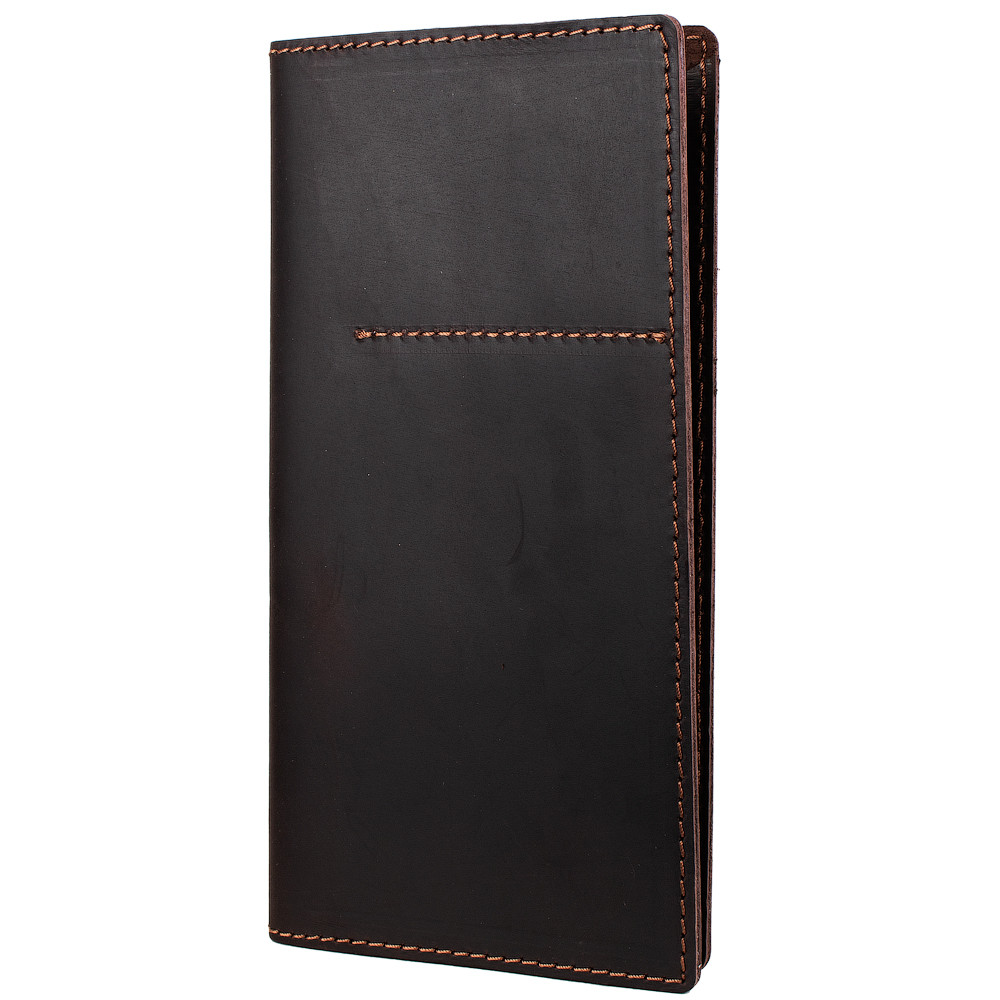 

Мужской кожаный тревел-кейс DNK Leather 11х20х1 см Коричневый