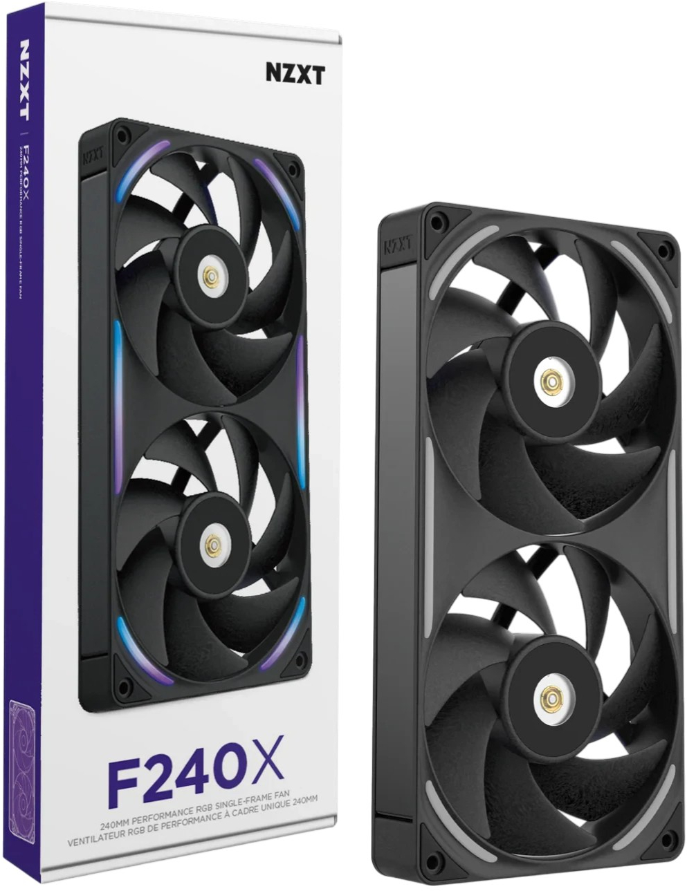 фото Вентилятор NZXT Performance Fan F240X Black (RF-U24PN-B1)
