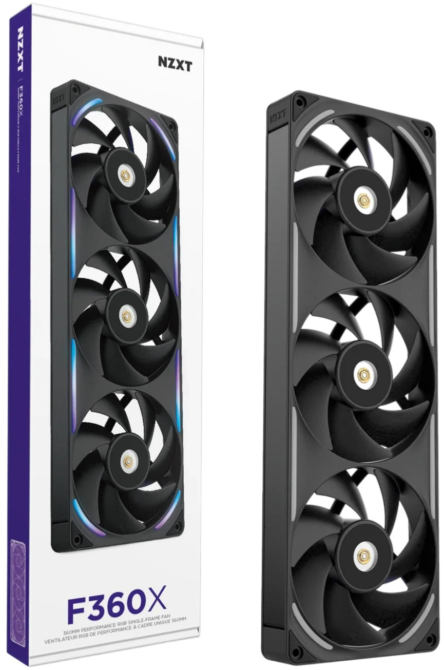 фото Вентилятор NZXT Performance Fan F360X Black (RF-U36PN-B1)