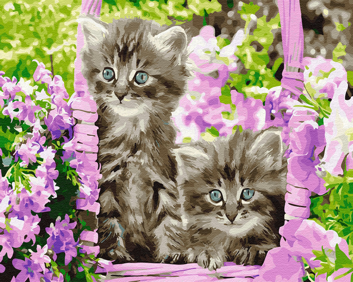 

Картина с номерами "Котята в корзинке" Brushme 40х50 см (tvo0001524)