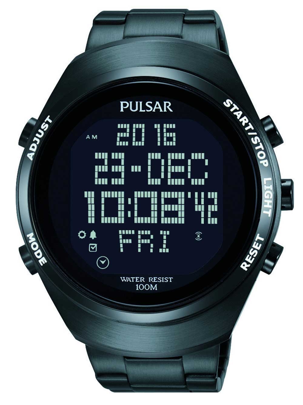 

Часы Pulsar PQ2057X1 Herren Digital-Chrono 46mm 10ATM