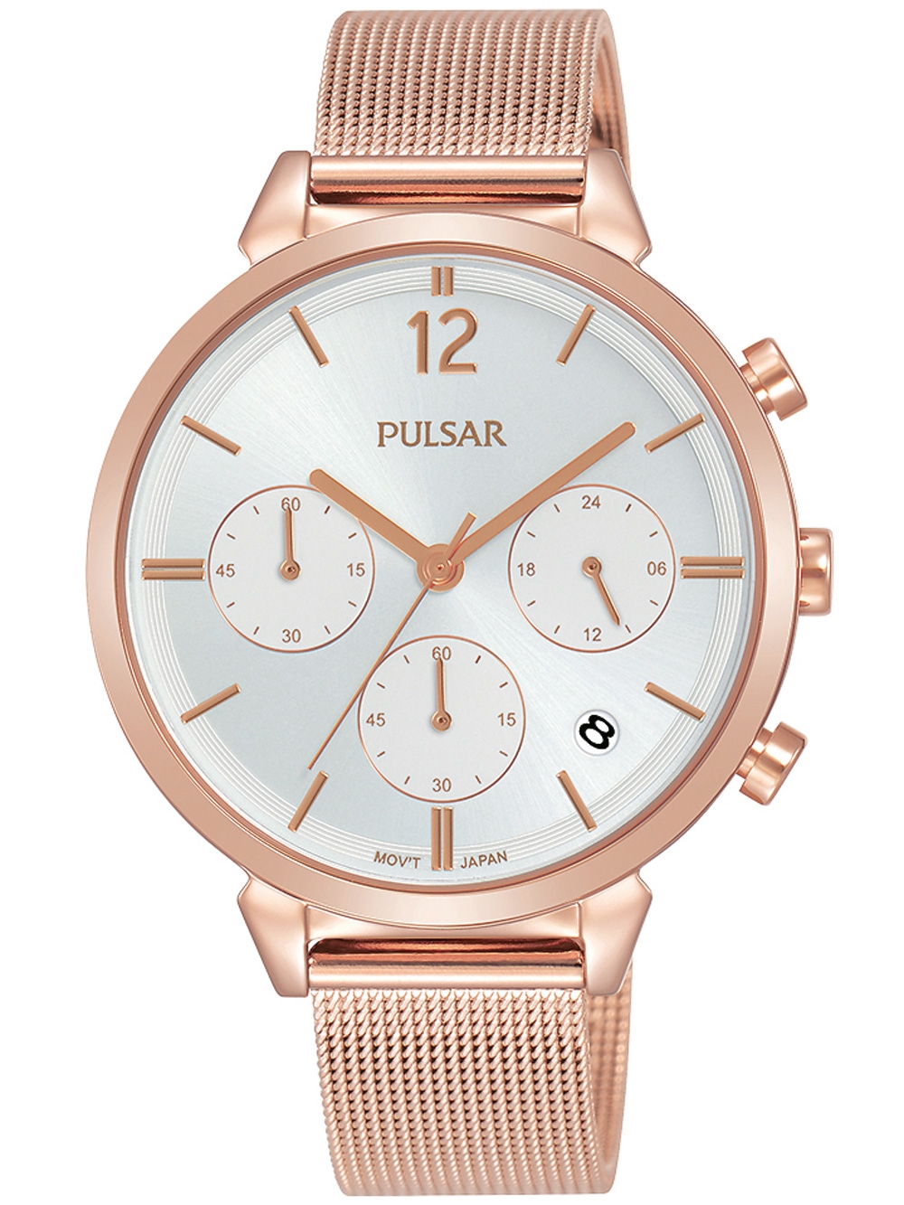 

Часы Pulsar PT3944X1 Chrono Damen 36mm 5ATM